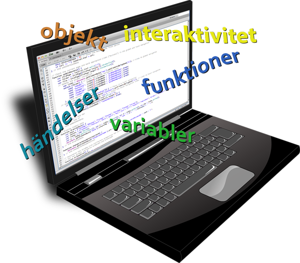 dator och mobil med texterna http, HTML, CSS och WWW